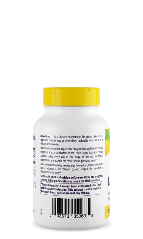 Healthy Origins - Alpha Lipoic Acid, 100mg