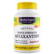 Healthy Origins - Astaxanthin (Complex), Triple Strength, 12mg