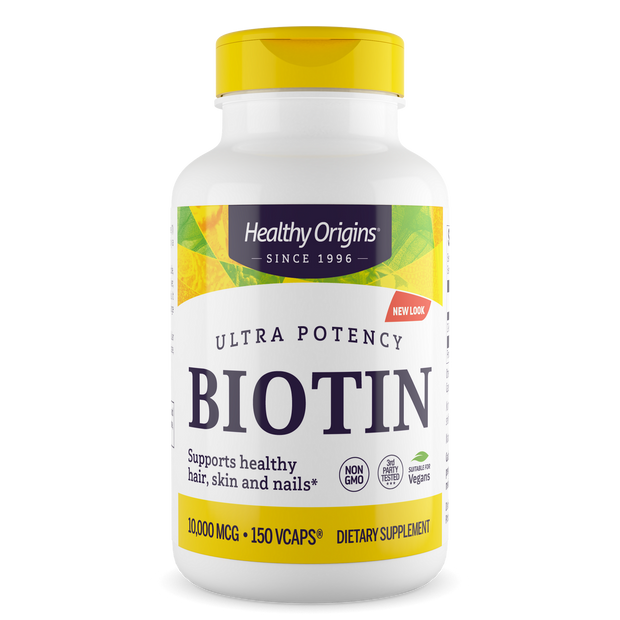 Healthy Origins - Biotin (B7), 10,000mcg