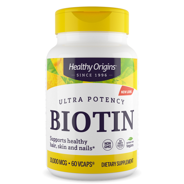 Healthy Origins - Biotin (B7), 10,000mcg