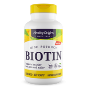 Healthy Origins - Biotin (B7), 5,000mcg