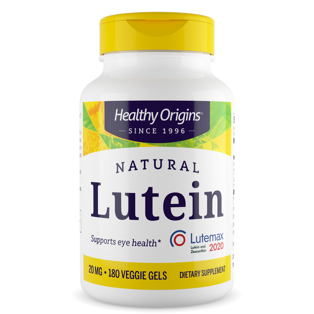 Healthy Origins - Lutein (Lutemax® 2020), 20mg - Veggie Gels