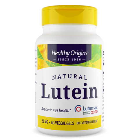 Healthy Origins - Lutein (Lutemax® 2020), 20mg - Veggie Gels