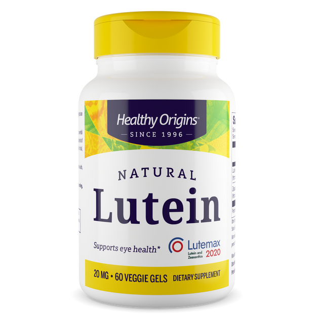 Healthy Origins - Lutein (Lutemax® 2020), 20mg - Veggie Gels