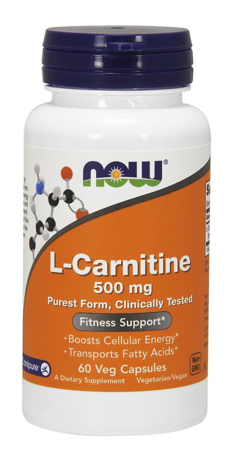 NOW - L-Carnitine 500 mg Veg Caps