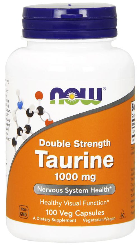 NOW - Taurine 1000 mg, 100 Veg Caps