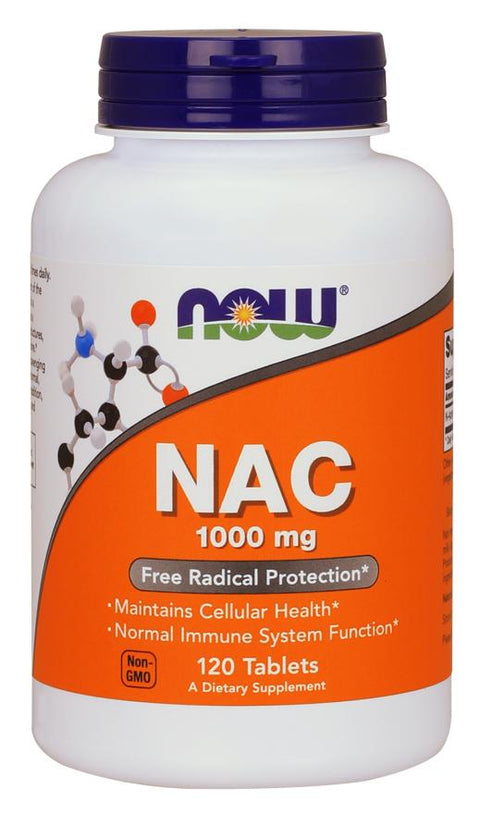 NOW - NAC 1000 mg, 120 Tabs