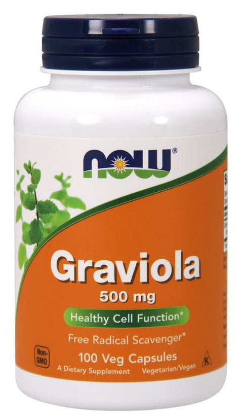 NOW - Graviola 500mg, 100 Veg Caps