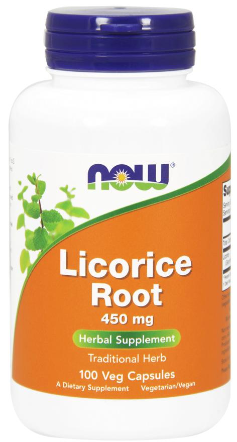 NOW - Licorice Root 450 mg, 100 Caps