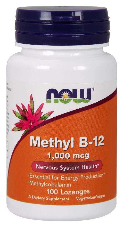 NOW - Methyl B-12 1,000 mcg, 100 Lozenges