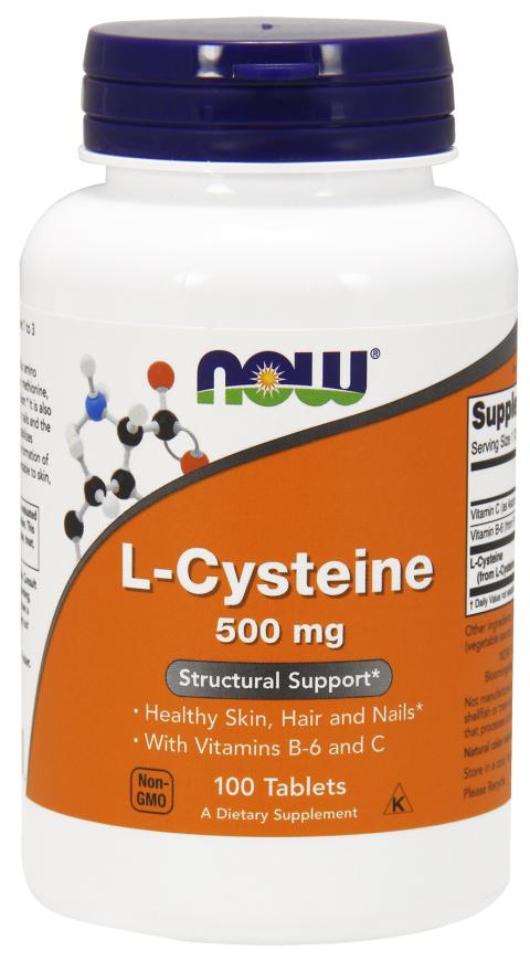 NOW - L-Cysteine 500 mg, 100 Tabs