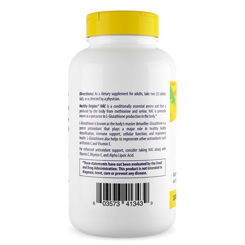 Healthy Origins - NAC (N-Acetyl Cysteine) 1,000 MG