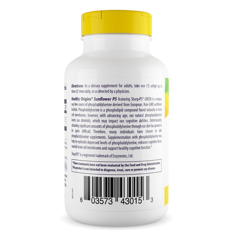 Healthy Origins - PS (Phosphatidylserine), 100mg