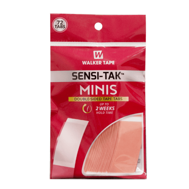 Walker Tape - Mini Strips Sensi-Talk Tape 72 Pack - Wigs, Hairpiece, Toupee