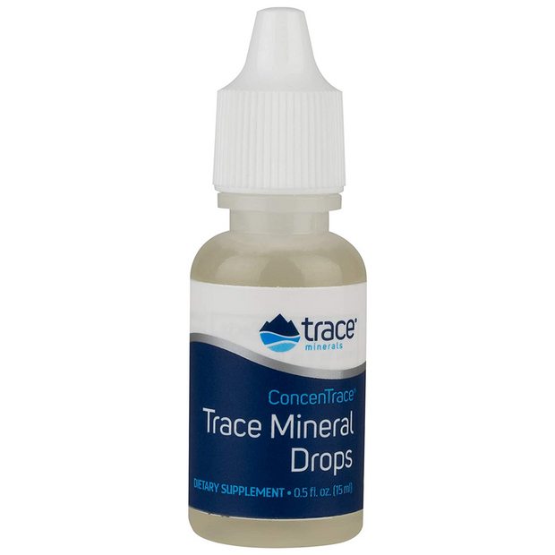 Trace Minerals - ConcenTrace® Trace Mineral Drops, Mineral Complex - 3 Sizes