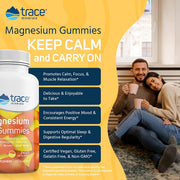 Trace Minerals - Magnesium Gummies, Stress relief & Calming sleep aid, Peach 120ct