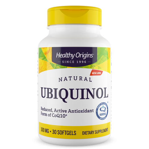 Healthy Origins - Ubiquinol, 100mg (Active form of CoQ10)