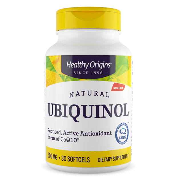 Healthy Origins - Ubiquinol, 300mg (Active form of CoQ10)