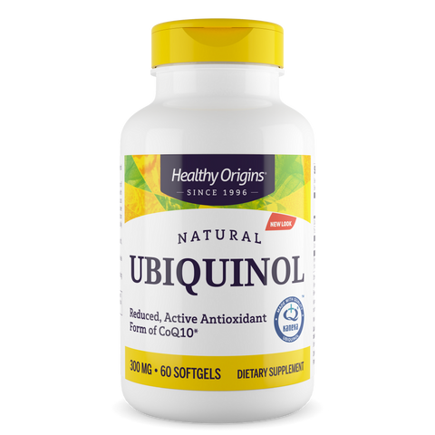 Healthy Origins - Ubiquinol, 300mg (Active form of CoQ10)