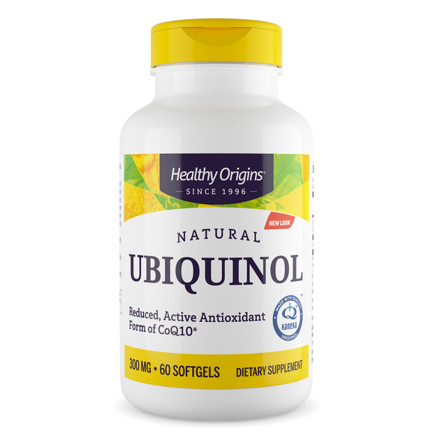 Healthy Origins - Ubiquinol, 300mg (Active form of CoQ10)