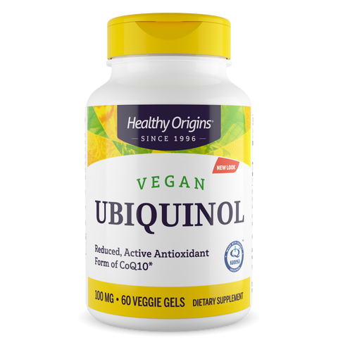 Healthy Origins - Ubiquinol, Vegan 100 mg ( Active form of CoQ10)