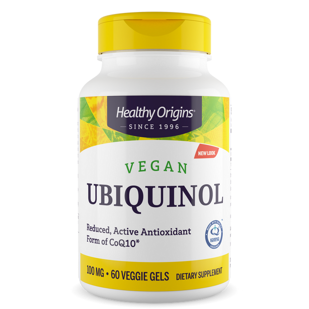 Healthy Origins - Ubiquinol, Vegan 100 mg ( Active form of CoQ10)