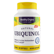 Healthy Origins - Ubiquinol, 200mg (Active form of CoQ10)