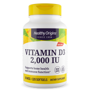 Healthy Origins - Vitamin Dз Gels, 2,000 IU (Lanolin)