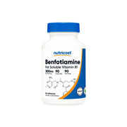 Nutricost - Benfotiamine Capsules, 300 MG - 90 Capsules