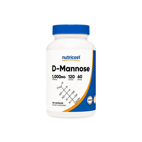 Nutricost - D-Mannose 500mg, 120 Caps