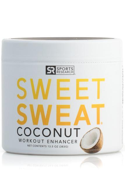 Sports Research - Sweet Sweat Jar, Coconut Scent, Workout Enhancer, 383g (13.5 oz)